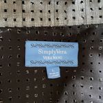 Simply Vera VERA WANG Gray & White Jacket Size L Photo 8