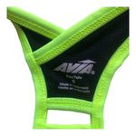 Avia 3/$35  NWT Neon Yellow And Black Matrix Print Removable Cups Sports Bra SM Photo 5