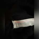 Free People Intimately  Ribbed Black Long Sleeve Crop Top Photo 3