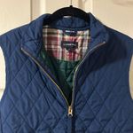 Lands' End Blue Quilted Vest Photo 2