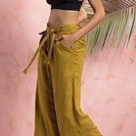 l*space L* mustard belted pants Photo 0