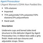 L ’Agent Provocateur Turquoise ESMA Bra 36C Blue Size undefined Photo 7