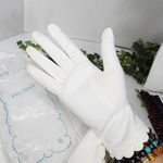 Vintage Van Raalte Classic Scalloped Hem Gloves Photo 1