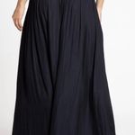 Hudson Gray Black Smocked Wide-Leg Pant Photo 1
