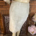 EXPRESS VINTAGE 1990'S TAUPE SUEDE SKIRT & JACKET SET (1/2) Photo 4