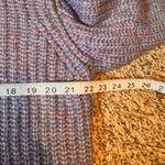 Christopher & Banks Womens XL Turtleneck Sweater Purple Cable Knit Pullover Photo 3