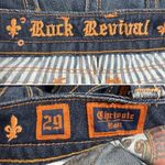 Rock Revival Jeans Chrissie Bootcut FDL Back Flap Pocket Dark Wash Denim Size 29 Photo 10