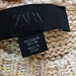 ZARA  Sleeveless Knit Sweater Top in Yellow and Tan - Size Medium Photo 1