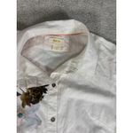 Anthropologie maeve  dress midi floral print button up shirt dress xs Oversized Photo 5