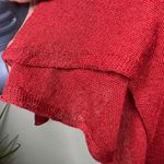 Eileen Fisher Fine Organic Linen Crepe Knit High Low Long Sleeve Tunic SZ Small Photo 5