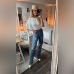 LOYO Boutique Ruffle sleeve white T-shirt Photo 2