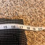 Rafaella Windowpane Career Pants Stretch Straight Leg Black White Size 14 Photo 3