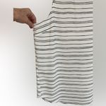 Who What Wear Cream Bkack Stripes Sleeveless Blouse Size L Photo 1