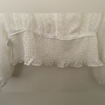 Haute Monde  Women’s White V-Neck Balloon Sleeve Smocked Blouse Top Size 1XL Photo 9