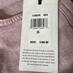 7 For All Mankind  Womens Size‎ 24 Pink Stonewash Cropped Straight Leg Jeans NWT Photo 6