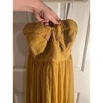 Aryn K  Strapless Yellow Maxi Dress NWT Sz. L Photo 2