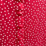 Torrid Womens Shirt Red White Polka Dot Super Soft Button Front Plus Size 2X Photo 7