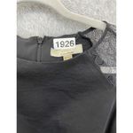 Aidan Mattox  Women's Black Lace Dress Size 0 Long Sleeve Illusion Sides Nude Photo 5