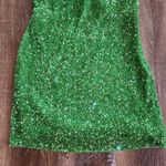 Retrofête Retrofete Astrid Sequin Dress in Kelly Green Size Large NWT Mini Sleeveless Photo 4