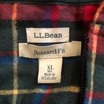 L.L.Bean Women's navy red green Scotch Plaid Flannel zip up Shirt Shacket Zip Hoodie Relaxed Fit. Orig $109 Excellent condition. Measurements in pics Photo 2