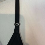 Nike Women's Black Sports Bra with White Logo Photo 6