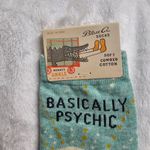 Blue Q  Basically Psychic Women's Ankle Socks Novelty Photo 1