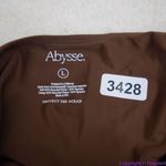 NEW Abysse x free people Benson high waisted bikini bottoms in dark brown, L Brown Size L Photo 7