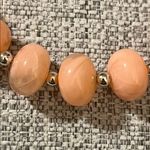 Vintage “Angel Skin” Peach Beaded Necklace Photo 3