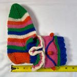 Handmade ‎ Knit socks with ruffle Colorful Photo 3