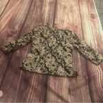 Alex Evenings Women’s  Black Gold Formal Blouse Size Medium Photo 4