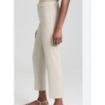 Vince Tailored Crepe Straight Leg Pants Sepia Beige Crop Dress Pant 16 Photo 4