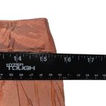 Vintage GoGo Fashion Skirt Layered Ruffle Rosette Detail Coral Peach Formal Orange Size L Photo 4