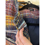 Women's 525 America Tweed Jacket Multi/Navy Size S Photo 10