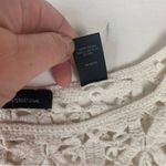 Moda International size large loose open knit crochet bell sleeve shirt mermaid Photo 2