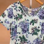 Blair  Size Small Floral Cottagecore Pleat Ruffle Multi Print Summer Dress Modest Photo 4