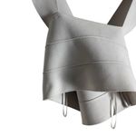 Herve by Herve Leger White Bandage Crisscross Sleeveless Crop Top Size Small Photo 7