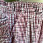 Rebecca Taylor La Vie Plaid Ruffled Sleeveless Top Photo 6