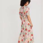 Old Navy  floral Fit & Flare Linen-Blend Maxi Dress size Medium Photo 1