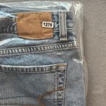 American Eagle Vintage Y2K  Wide Leg Flare Jeans Womens 8 Low Rise Light Wash Fad Photo 7