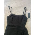 Lulus NWT  Black Knee Length‎ Ruffle Dress Size Small Photo 2