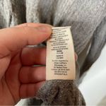 Free People  Oversized Slouchy Gray Top Size Small Photo 4