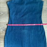 Susana Monaco Strapless Denim Blue Dress Medium Photo 7
