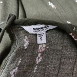 Sonoma olive floral pintuck swingbdress size small Photo 7