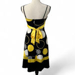 Trixxi Vintage Y2K  Black & Yellow Polka Dot Dress - Size S Photo 2