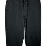 WILT Black Wide Straight Leg Crop Casual Drawstring Sweatpants XS Photo 0