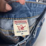 True Religion  Blue Denim Pencil Skirt Photo 3