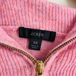 J.Crew Half-Zip Sweater Dress Supersoft Yarn Rose Heather Pink XS Alpaca Wool Photo 9