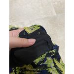 Etcetera  Women’s 12 Yellow And Blue Floral Sleeveless Blouse Ruffle Photo 11