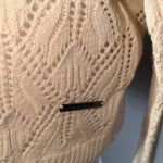 Peace Love World  Cream V-Neck Sweater Photo 3