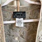 Alex Evenings  gold evening gown and jacket set Photo 1